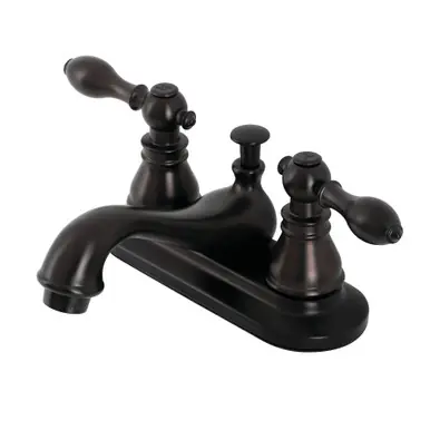 Kingston Brass KB605ACL American Classic 4" Centerset Bathroom Faucet, Oil Rubbed Bronze Top Rated