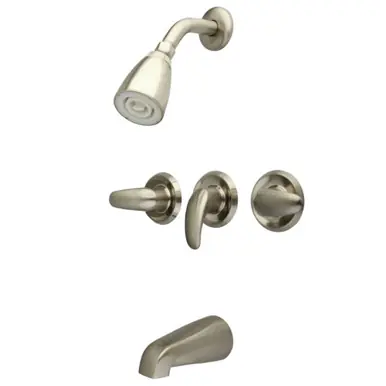 Buy Direct Kingston Brass KB6238LL Legacy Tub and Shower Faucet, Brushed Nickel