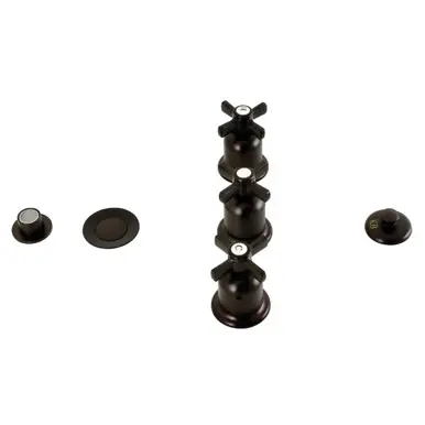 Certified Kingston Brass KB6325ZX Millennium Three-Handle Bidet Faucet, - Oil Rubbed Bronze