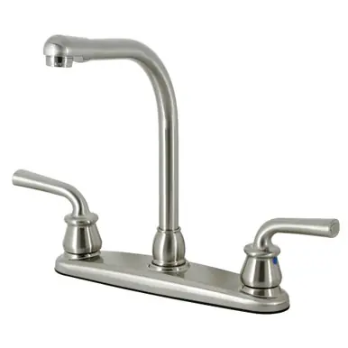 Kingston Brass KB758RXLLS Restoration 8-Inch Centerset Kitchen Faucet, Brushed Nickel Clearance