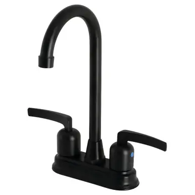 Direct From Manufacturer Kingston Brass KB8490EFL Centurion Two Handle Bar Faucet, Matte Black