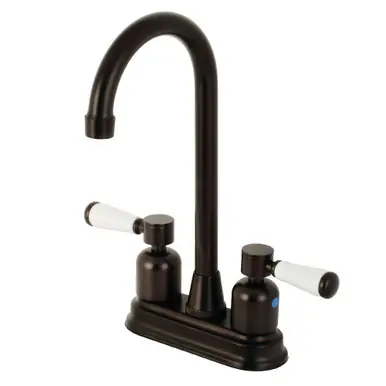 Instant Buy Kingston Brass KB8495DPL Paris Two Handle Bar Faucet, Oil Rubbed Bronze