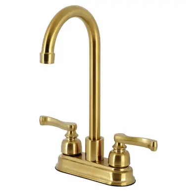 Exclusive Kingston Brass KB8497FL Bar Faucet, - Brushed Brass