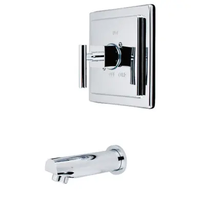 Viral Kingston Brass KB8651CQLTTO Trim Tub Only for KB8651CQL, Polished Chrome