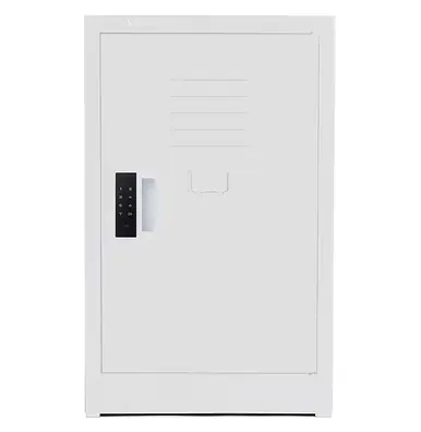 Markdown Alpine ADI629-02-WHI-DL 24" H x 15" W Steel Single Tier Storage Locker with Digital Lock, White