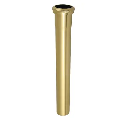 Kingston Brass Century 1-1/2" x 12" Brass Slip Joint Tailpiece Extension Tube, Brushed Brass - EVP3007 Flash Sale