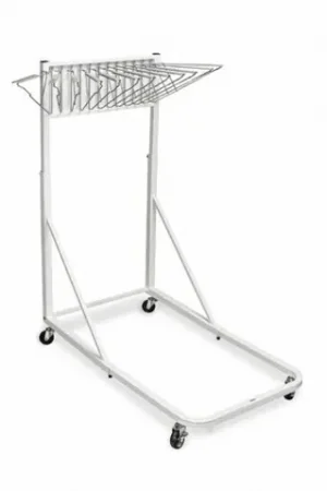 Affordable Alpine ADI613-WHI Vertical File Rolling Stand for Blueprints, White