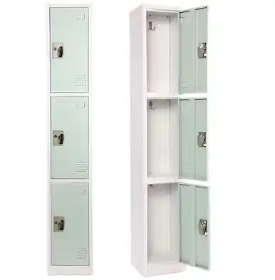 Alpine ADI629-203-MGRN-PKG-2 Large 3 Door Locker Misty Green 2-Pack Trending