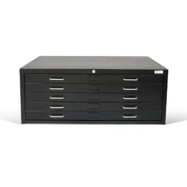 Alpine ADIOF500-02 5 Drawer Blueprint File Cabinet for 30 x 42 Sheets Certified
