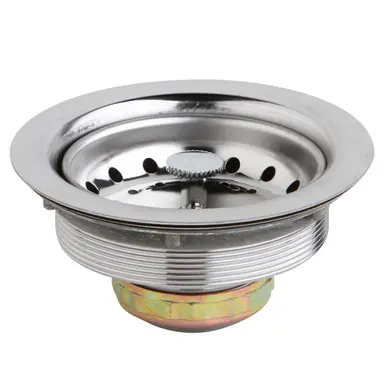 ELKAY D1125 Dayton 3-1/2" Stainless Steel Sink Flange & Drain with Removable Basket Strainer and Rubber Stopper Free Shipping