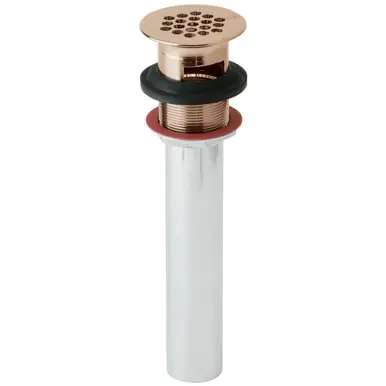 Price Cut ELKAY LK174-CU 1-1/2" Drain Fitting CuVerro Antimicrobial Copper with Perforated Grid and Tailpiece