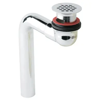 Super Sale ELKAY LKAD174LO 1-1/2" or 1-5/8" Drain Outlet Fitting Chrome Plated Brass Perforated Grid and Elbow