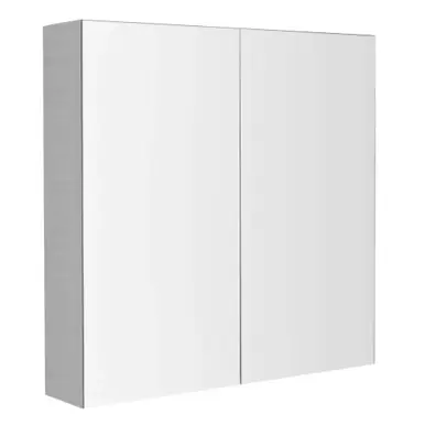 Worldwide Shipping Fine Fixtures 24 Inch X 24 Inch Steel Medicine Cabinet - 2 Door - SM2424-2