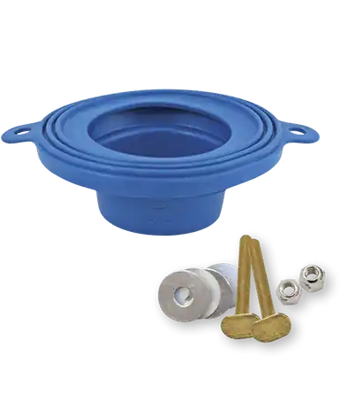 Worldwide Shipping Fluidmaster 7530P24 BETTER THAN WAX™ WAX- Free Gasket with Bolts and Spacer