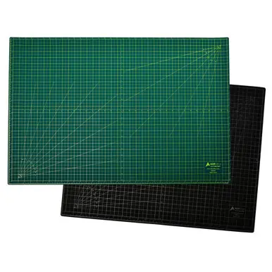 Today Only Alpine ADICM1824 18 in. x 24 in. Self Healing Reversible Cutting Mat, Green/Black