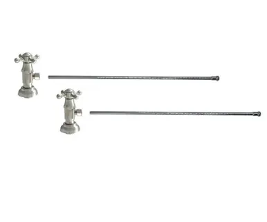 Latest Mountain Plumbing MT4931X-NL-GPB Cross Handle Lav Angle Supply Kit - Polished Gold