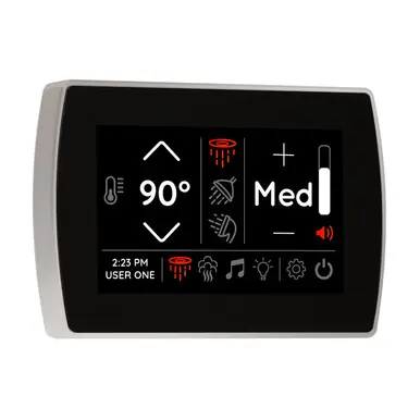 Worldwide Shipping Thermasol SignaTouch Control (Wall Mount), Polished Chrome - STCM-PC